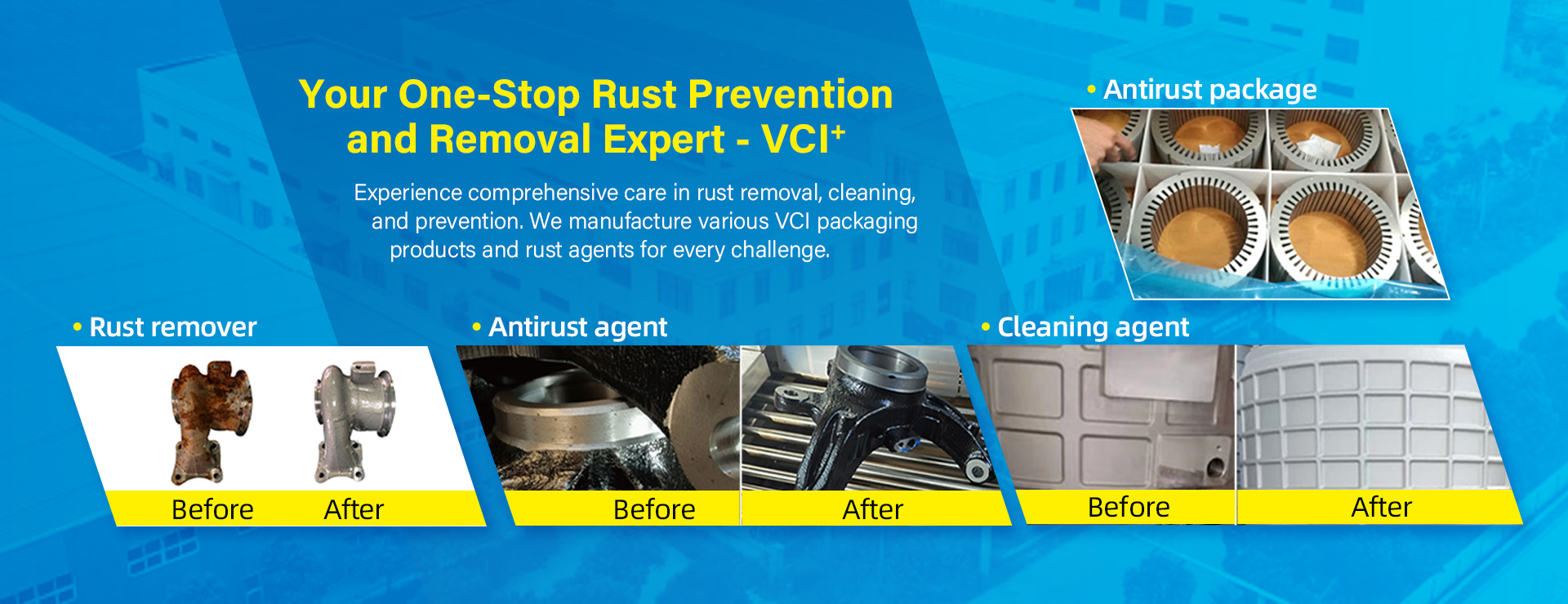  One-Stop Rust Prevention and Removal Expert - VCI+