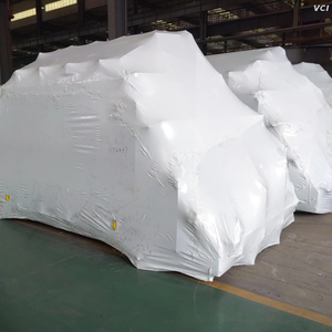 Shrink film package for heavy equipment 